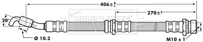 BORG & BECK Тормозной шланг BBH7067